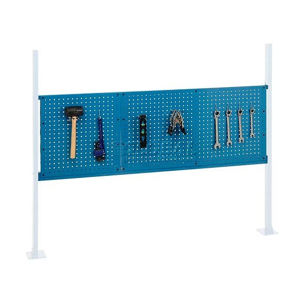 Global Industrial 18in & 36in Pegboard Panel Kit, 60inW, Blue 318864BL - main
